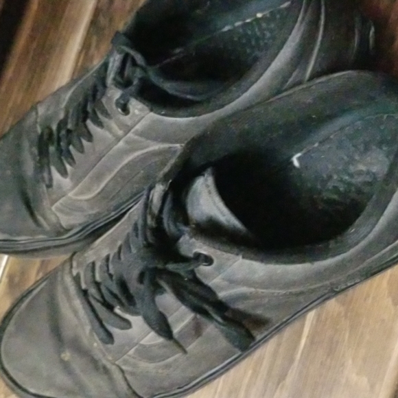 Mens Van's Black Size 10 - Picture 4 of 5